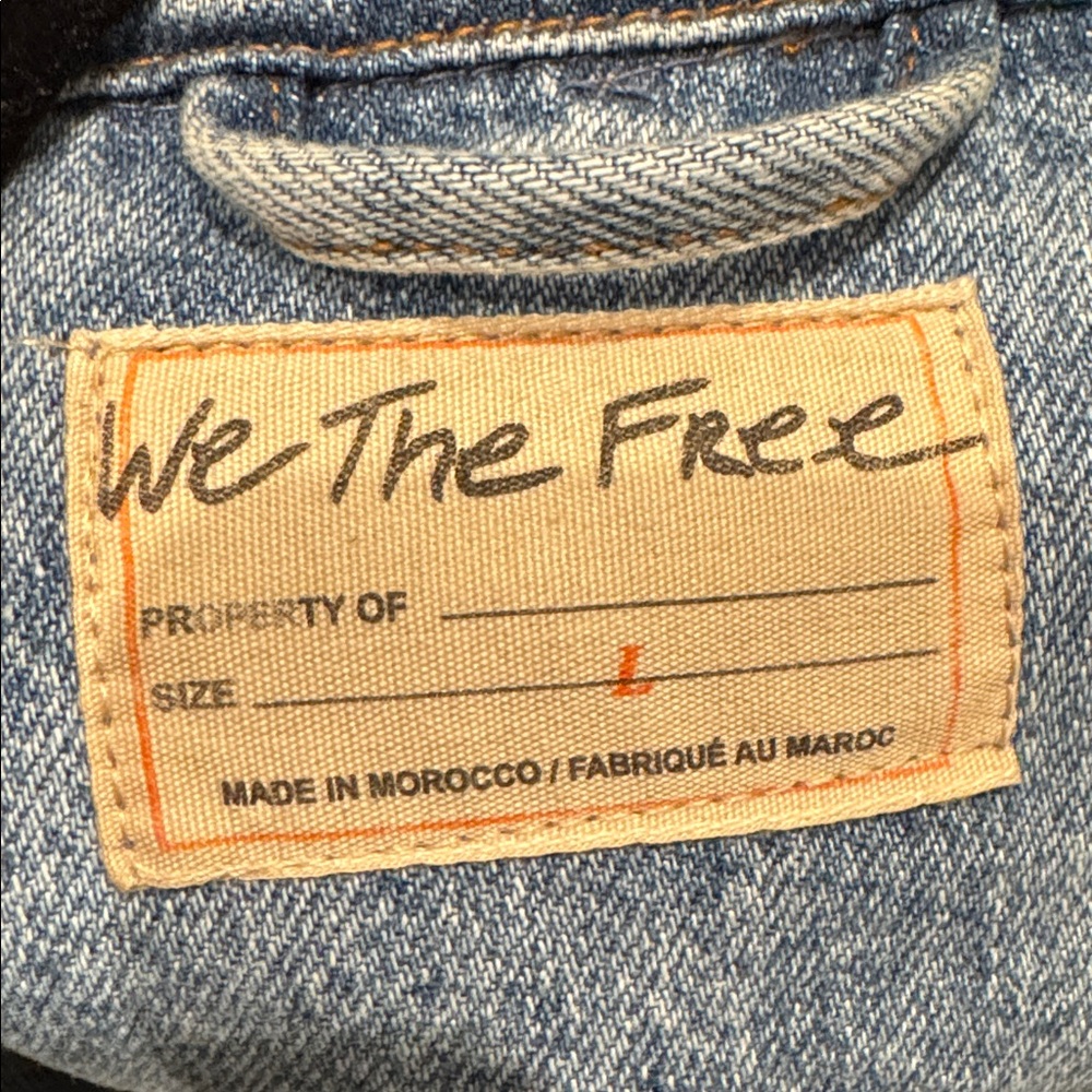 We The Free Opal Swing Denim Jacket - Picture 3 of 3